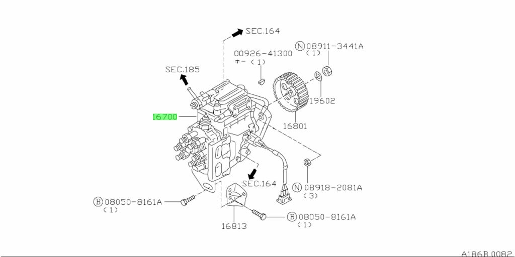 Nissan 16700 vb300